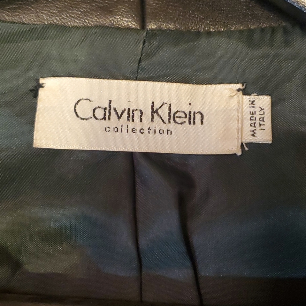 Calvin Klein leather jacket - Picture 5 of 15